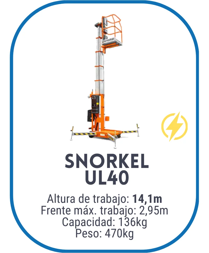 MÁSTIL SNORKEL UL40